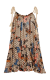 Ulla Johnson Trula Rope-detailed Printed Cotton-blend Voile Coverup In Multi