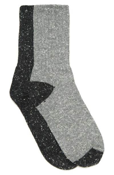 Hue Tweed Ribbed Boot Socks In Grey Pack