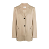 Holzweiler Neutral Freya Single-breasted Blazer In Neutrals