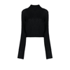 OUR LEGACY INTACT CROPPED TURTLENECK SWEATER - WOMEN'S - WOOL/ALPACA/POLYAMIDE,W4223ITBF18643437