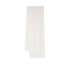 Valentino White Vlogo Signature Ribbed Knit Scarf In White