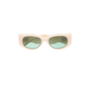 Casablanca Neutral Memphis Oval Frame Sunglasses In Neutrals