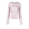 Our Legacy Super Slim Jersey Longsleeve Hypnosis Tartan Print In Neutrals