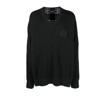 balenciaga black jumper