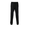 Moncler Rear Logo-patch Track Pants In Black