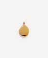 MONICA VINADER MONICA VINADER 18CT GOLD PLATED VERMEIL SILVER DEIA PEBBLE LOCKET PENDANT