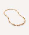 Monica Vinader Heritage Link Adjustable Necklace In Gold
