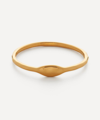 Monica Vinader 18ct Gold Plated Vermeil Silver Siren Muse Mini Band Ring In Gold