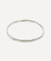 Monica Vinader Siren Muse Recycled Sterling-silver Bangle Bracelet In Silver