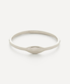 Monica Vinader Sterling Silver Siren Muse Mini Band Ring In Silver