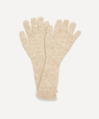 Paloma Wool Peter Knitted Gloves In Ecru