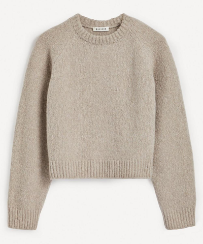 Masscob Glacier Crew-neck Jumper In Brown