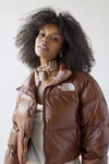 The North Face 1996 Retro Nuptse Short Jacket In Brown