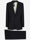Dsquared2 Wide-leg Two-piece Suit In Black