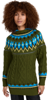 Andersson Bell Green Cape Nordic Hoodie