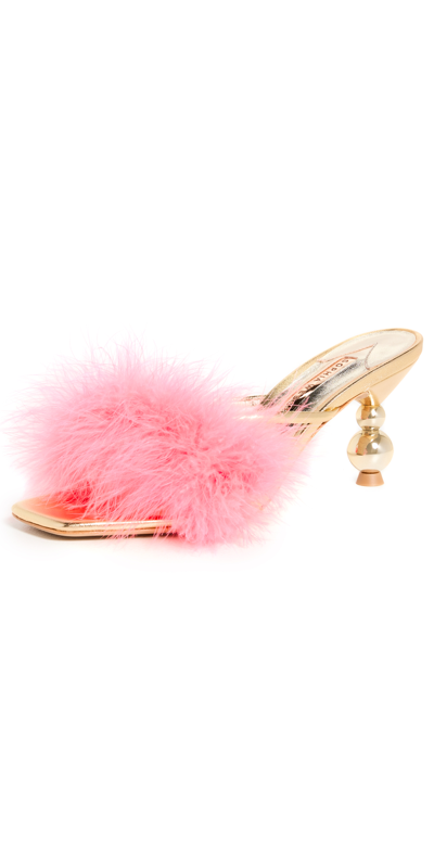 Sophia Webster Delicia Marabou Mid Mules