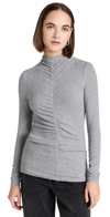 Veronica Beard Jean Theresa Turtleneck In Heather Grey