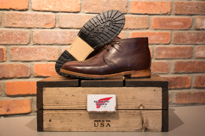 Pre-owned Red Wing Shoes Red Wing Heritage 9032 Men's Beckman Chukka Boot (blk Cherry Featherstone Lthr)