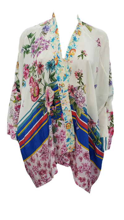 Pre-owned Johnny Was Shae Kimono Lined - C45220b3 Retail