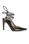 Bottega Veneta Black Loft 100 Leather Pumps In Black