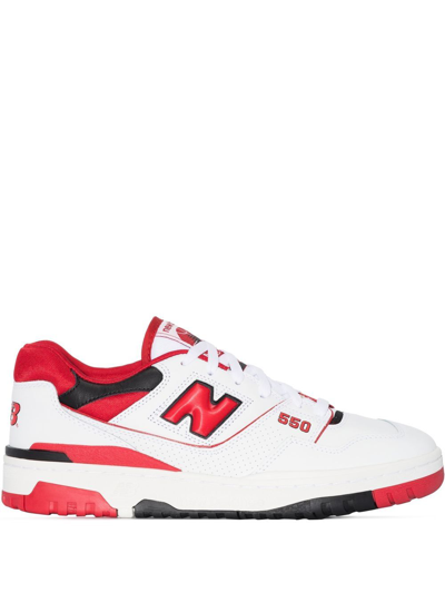 NEW BALANCE 550 "WHITE RED" SNEAKERS