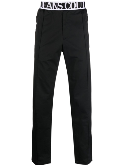 Versace Jeans Couture Black Iconic Logo Trousers