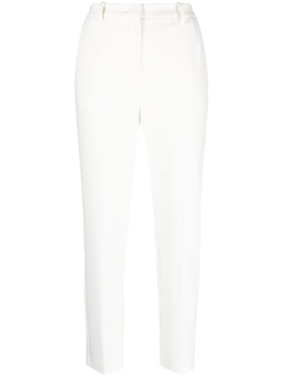 Pinko Slim-fit Tailored Trousers In White