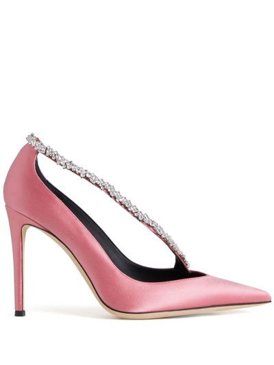 Giuseppe Zanotti Filipa Crystal In Pink