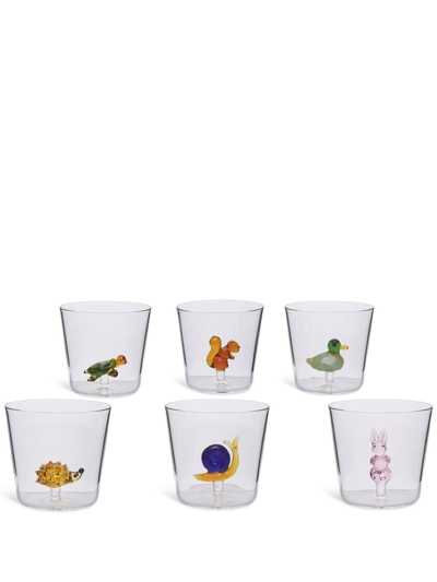 Ichendorf Milano Animal Farm Set-of-six Tumblers In White