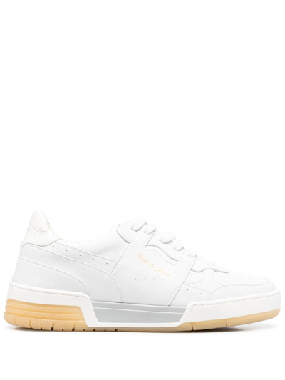 Hide & Jack Low-top Leather Sneakers In White