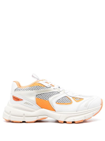 Axel Arigato Marathon Runner Leather And Mesh Trainers In Multicolor