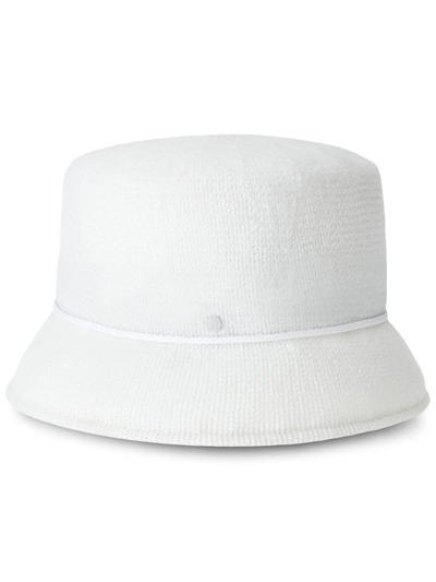 Maison Michel Mini New Kendall Bucket-hat In White
