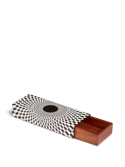 Fornasetti 4cmx20cmx7.5cm Egocentrismo Graphic-print Box In Weiss