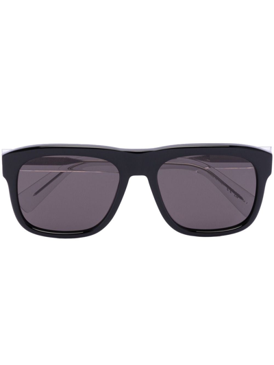 Saint Laurent Black 558 Classic Crystal Square Sunglasses