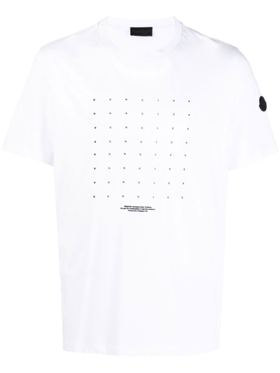 Moncler Graphic-print T-shirt In Weiss