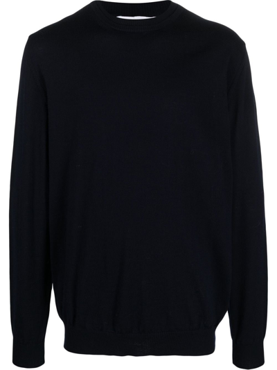 Costumein Crew-neck Long-sleeve Jumper In Blue