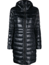 Canada Goose Cypress Hooded Quilted Shell Down Jacket In Schwarz