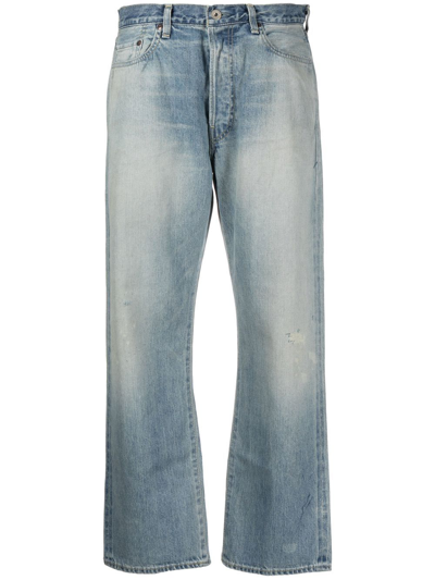 Chimala Straight-leg Faded Jeans In Blau