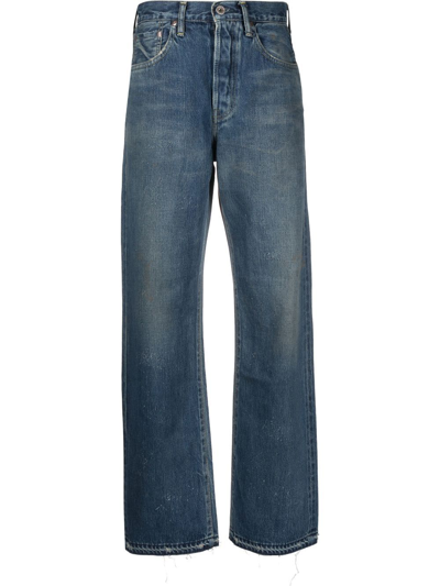 Chimala Mid-rise Straight-leg Jeans In Blau