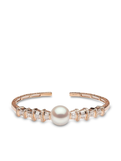 Yoko London 18kt Rose Gold Starlight South Sea Pearl And Diamond Bracelet