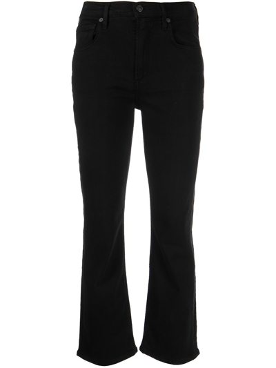 CITIZEN OF HUMANITY ISOLA CROPPED BOOTCUT JEANS