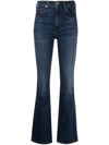 Citizen Of Humanity Lilah High-rise Bootcut Jeans In Blau