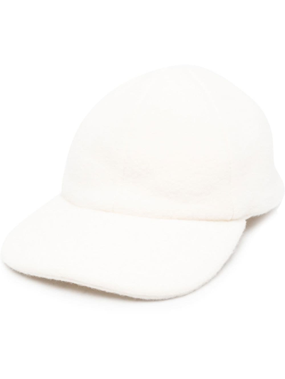 Gabriela Hearst Women's Alpaca Cashmere Baseball Hat In Ivory