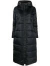 Canada Goose Mystique Nylon Quilted Down Coat In Schwarz
