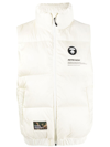 AAPE BY A BATHING APE LOGO-PATCH PADDED GILET