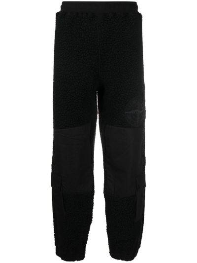 Stone Island Patch-pocket Cargo Pants In Black