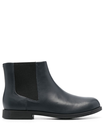Camper Bowie Elasticated Side-panel Boots In Grau