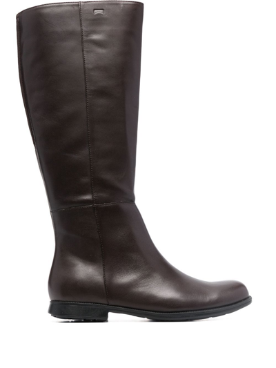 Camper Mil Knee-length Boots In Braun