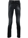 Dondup Slim-cut Leg Jeans In Schwarz