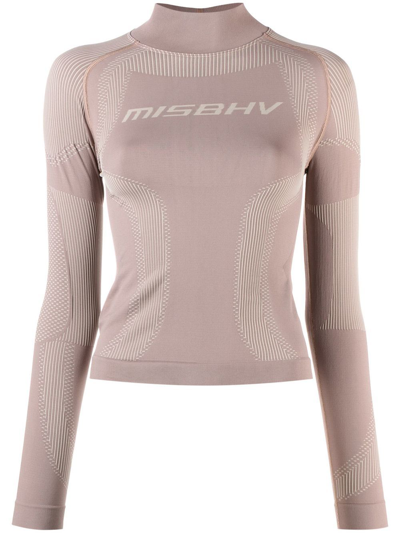 Misbhv Sport Active Seamless Top In Pink